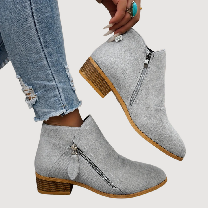 SHAYNE – CASUAL ZIP BOOTS
