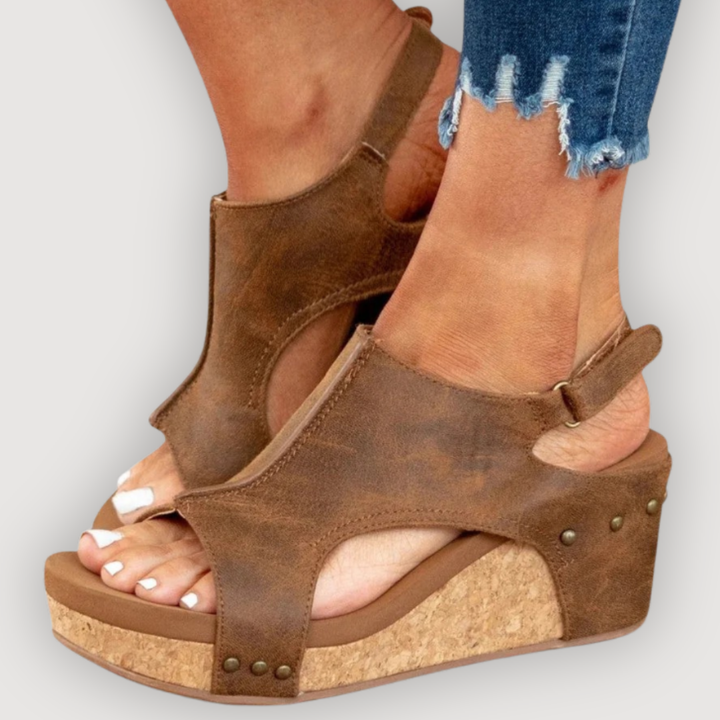 ANNE – COMFY WEDGE SANDALS