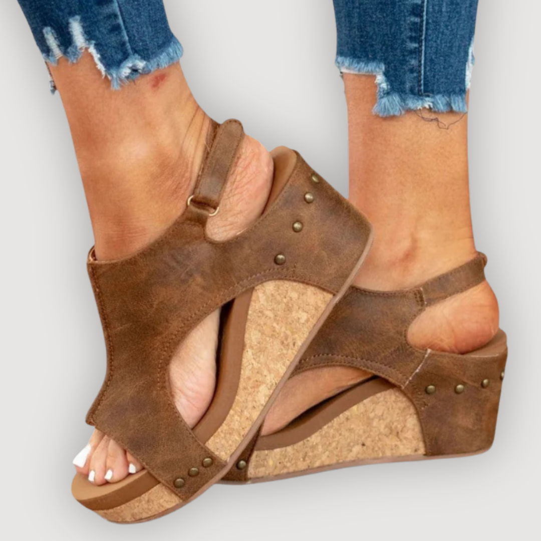 ANNE – COMFY WEDGE SANDALS