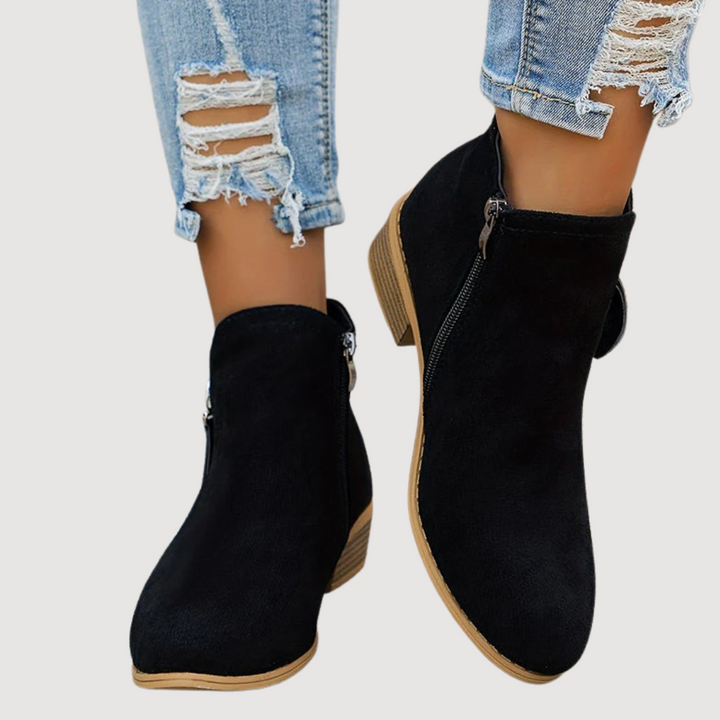 SHAYNE – CASUAL ZIP BOOTS