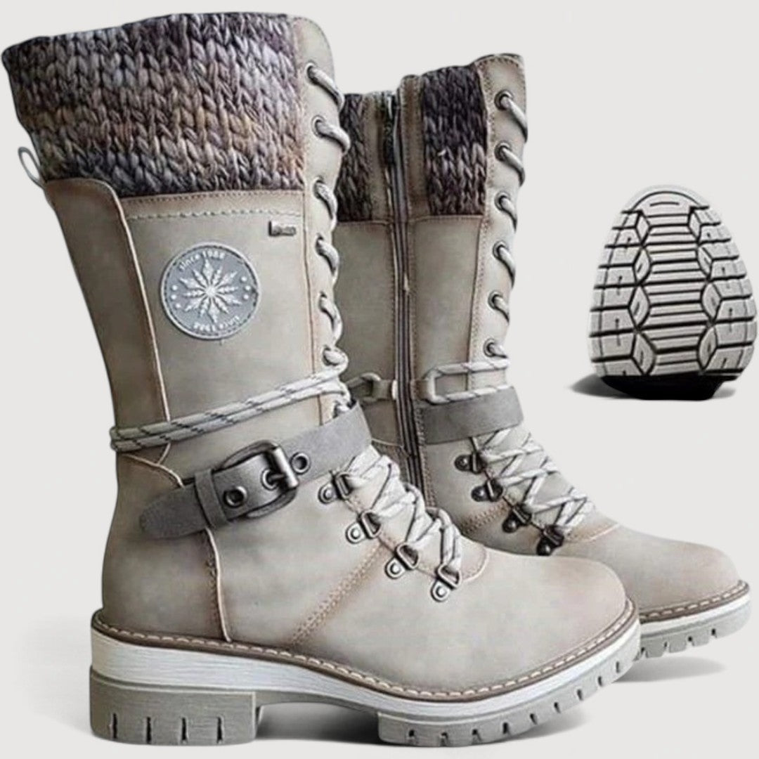 FARAH – WINTER LACE-UP BOOTS