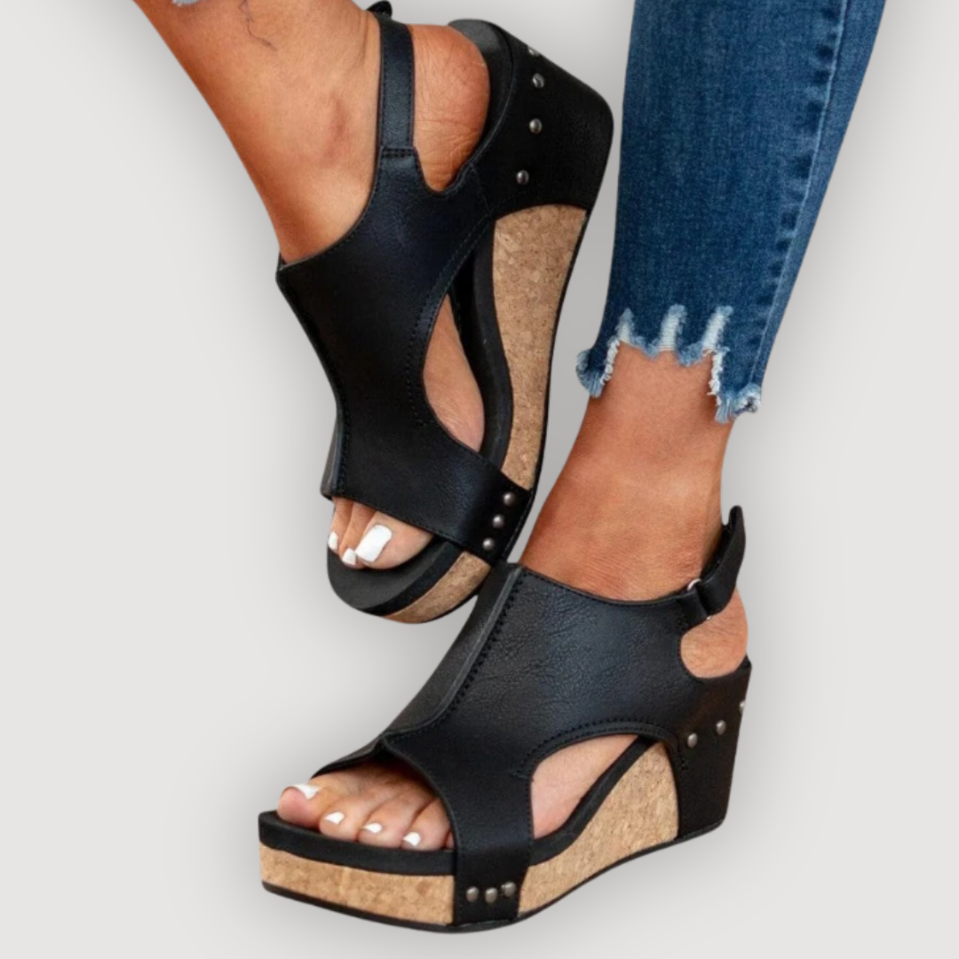 ANNE – COMFY WEDGE SANDALS