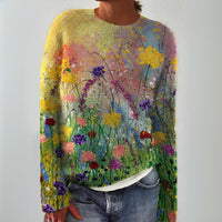 Marta | Flowers Art Cozy Sweater