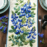 キルティングテーブルランナー - ルピナスのセレナーデ