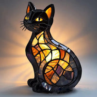 輝く真夜中の猫