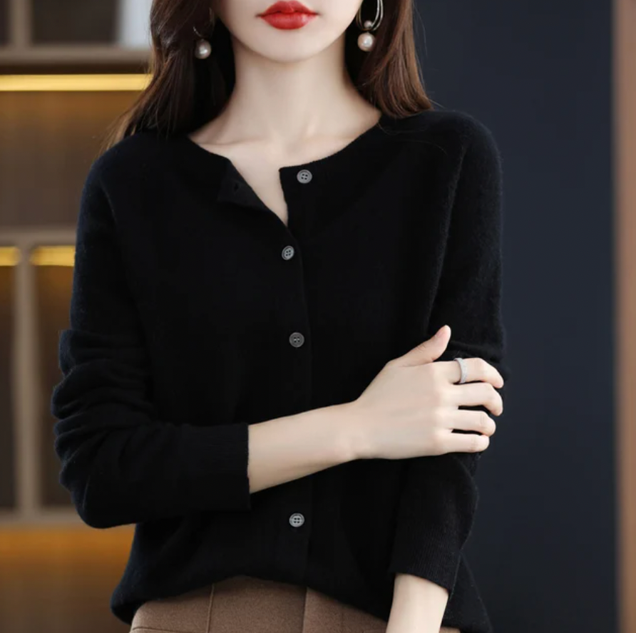 Anna - Elegant cashmere Cardigan