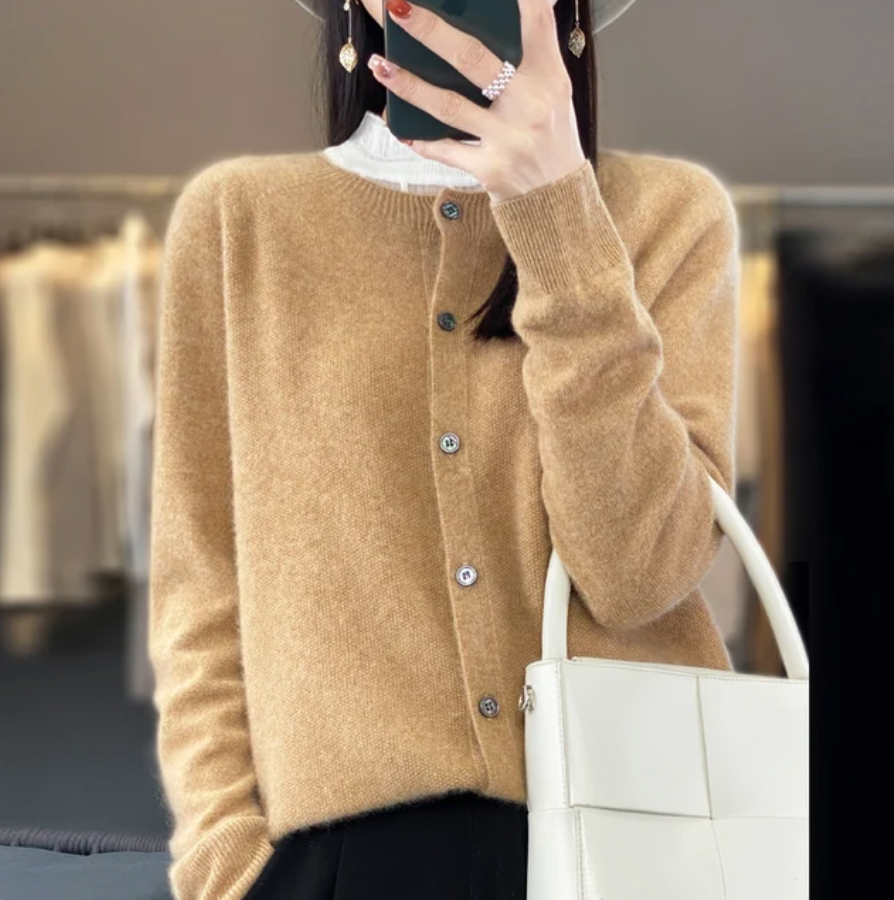 Anna - Elegant cashmere Cardigan
