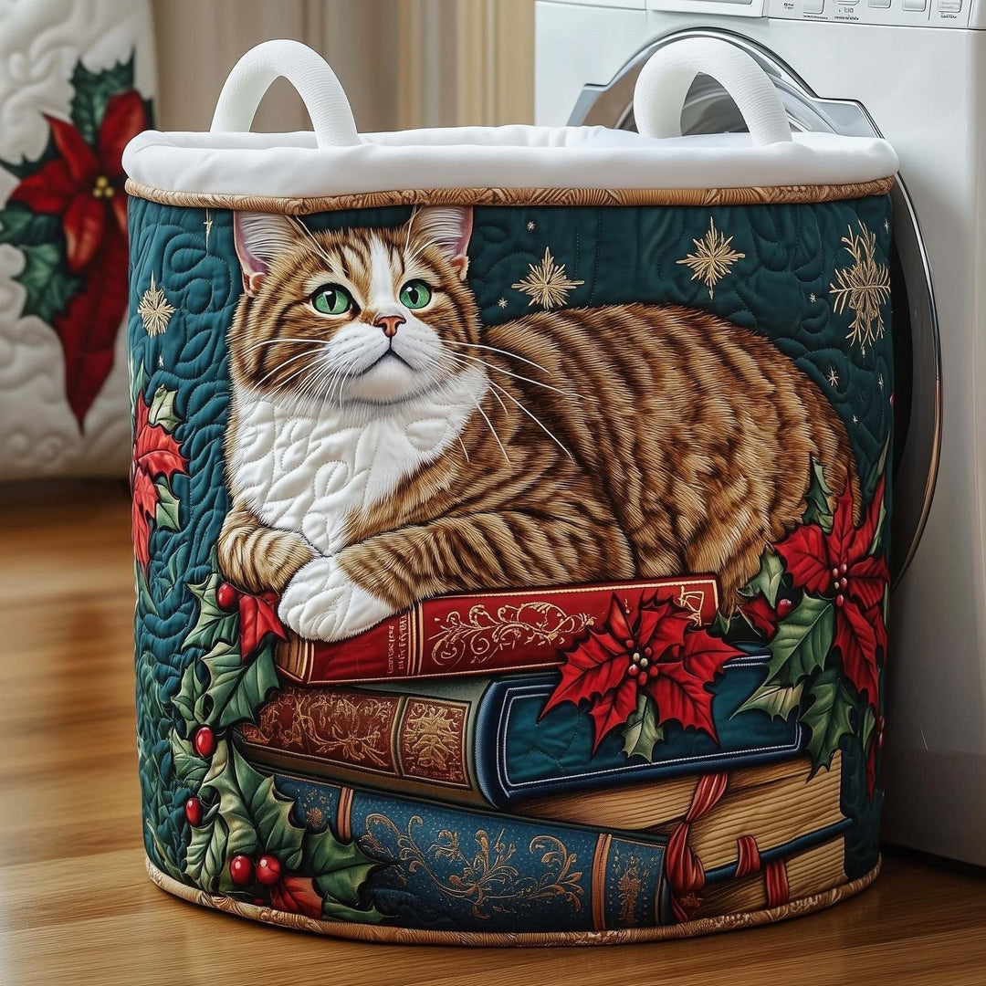 ティンセル | クリスマスストーリーブックキャットランドリーバスケット
