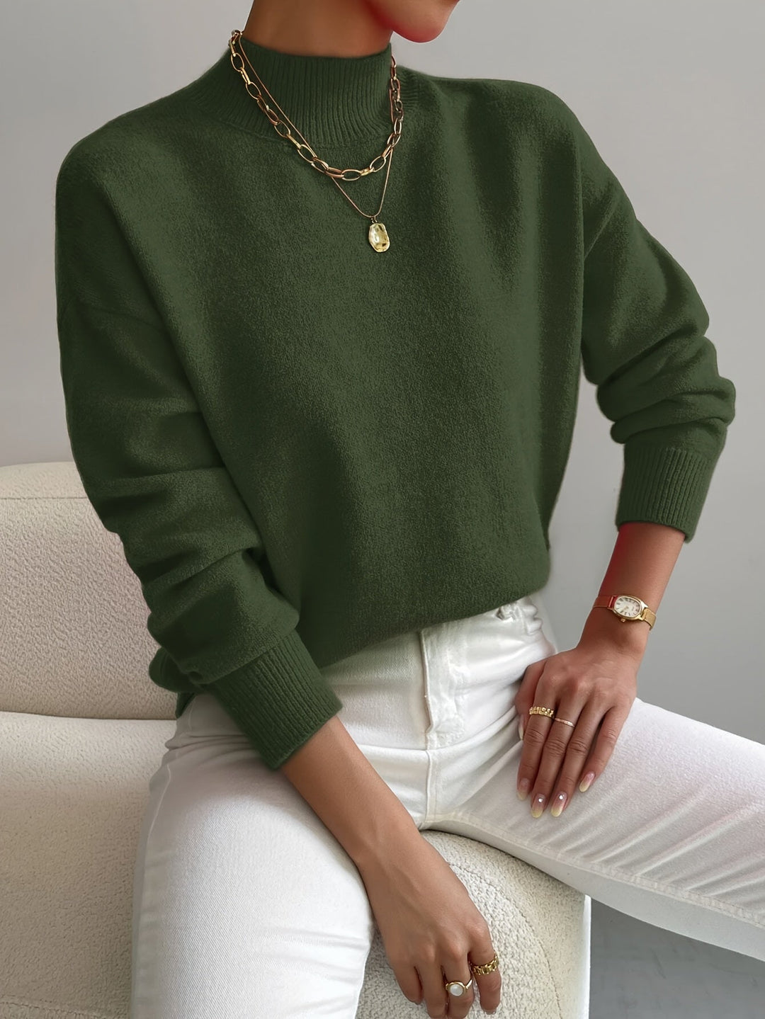 Gertrud - Elegant Knitted Sweater