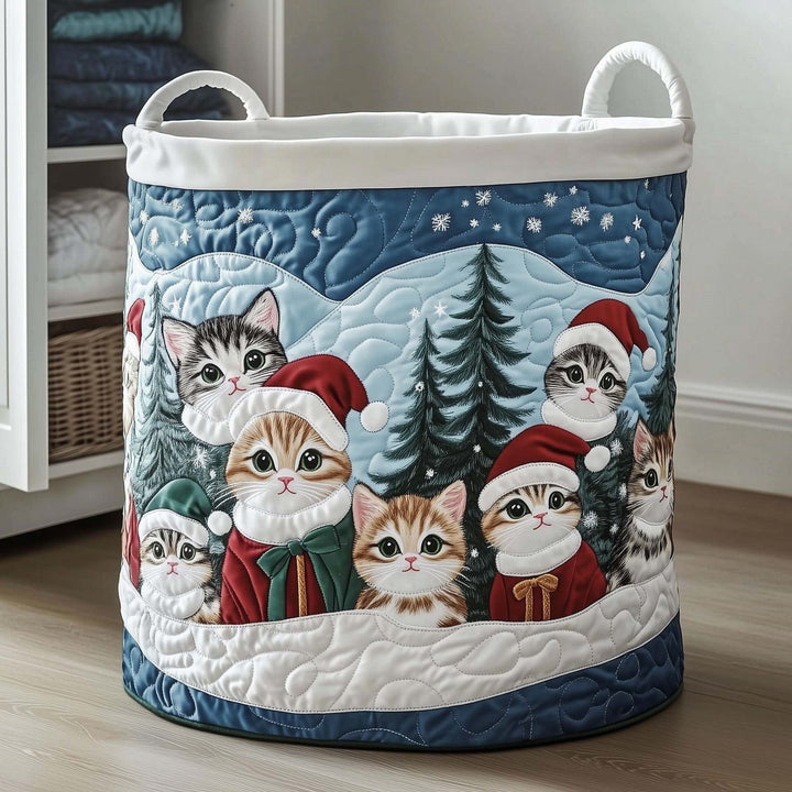 キティ | 雪の子猫の洗濯バスケット